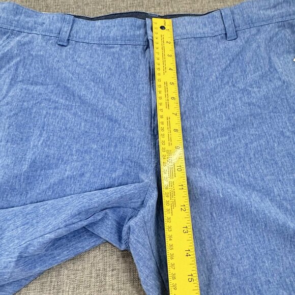 NEW‎ IZOD Mens Beach Performance Shorts Blue 40 Waist Classic Fit Quick Dry $65 - Picture 4 of 10